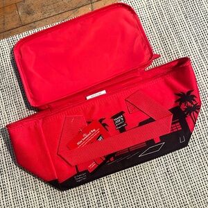 trader joe’s red mini insulated tote